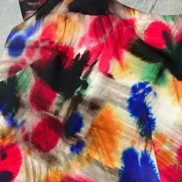 MILLY Floral Dress Size 4 - Picture 6 of 6